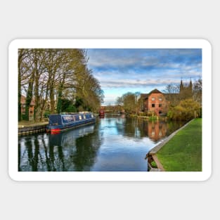 The Kennet At West Mills Newbury Sticker